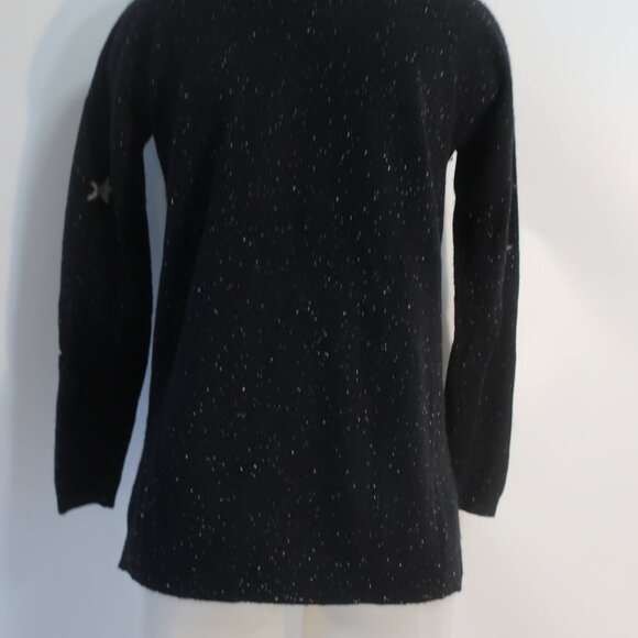 Womens Project Black, Silver Stars Sweater S - Picture 7 of 8